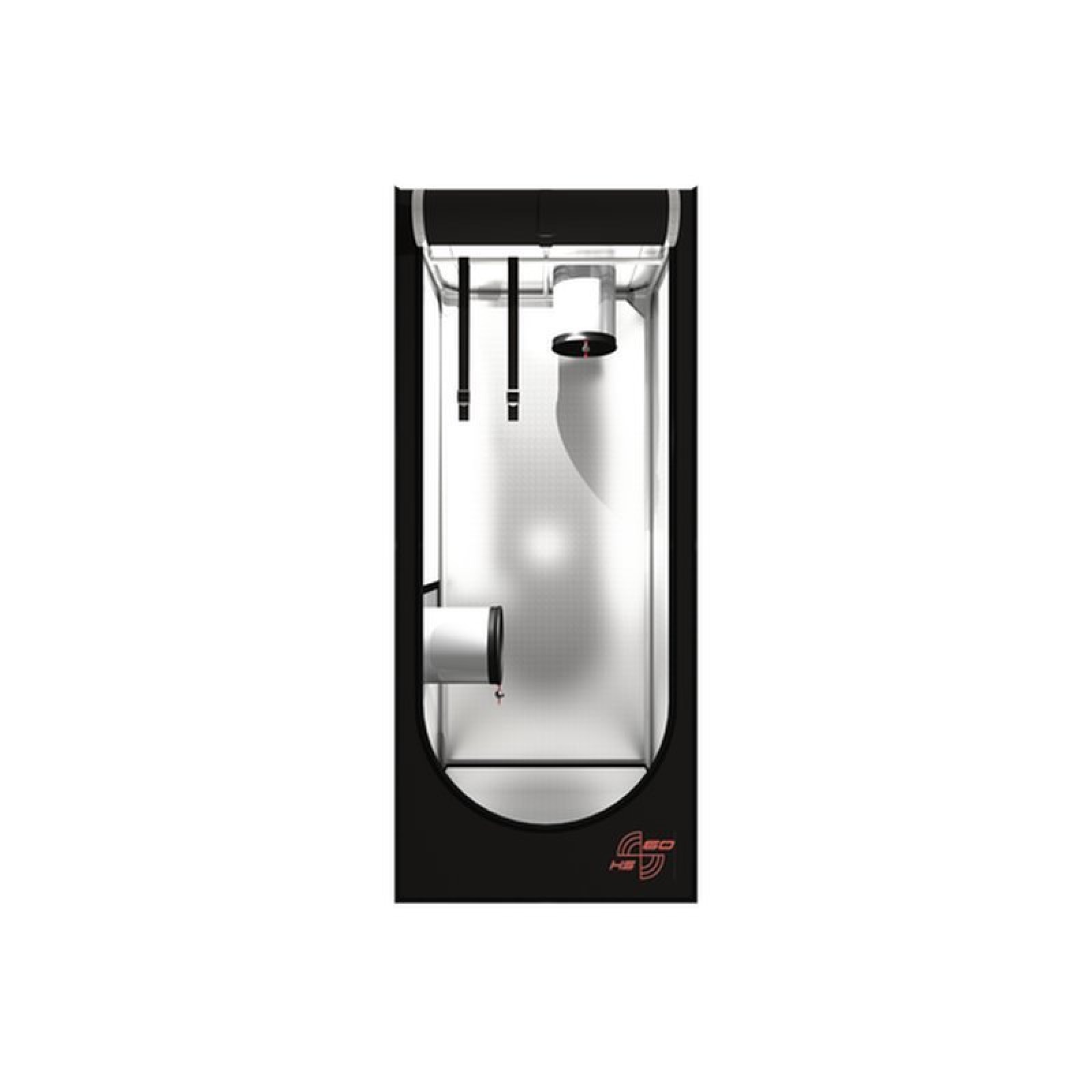 Secret Jardin Hydro Shoot 60 Growbox – Kompaktes Einsteiger-Growzelt 60x60x140 Cm, 100% Lichtdicht Mit Mylar-Beschichtung